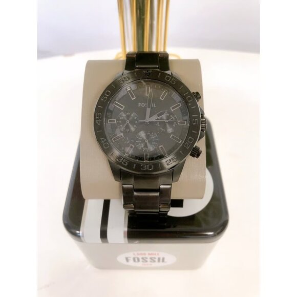 Fossil BQ2587 Bannon Multifunction Black Tone Stainless Steel Watch